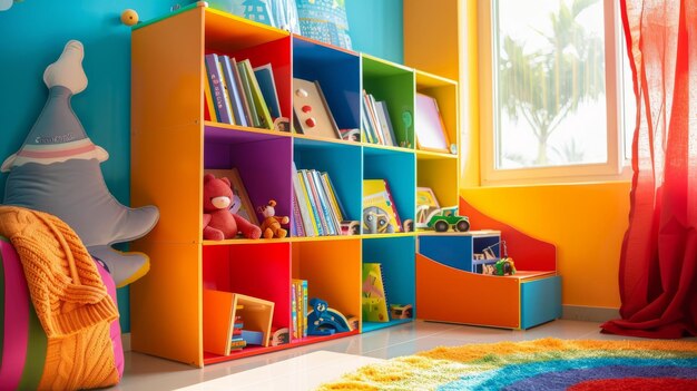 Colorful Book Stands for Kids