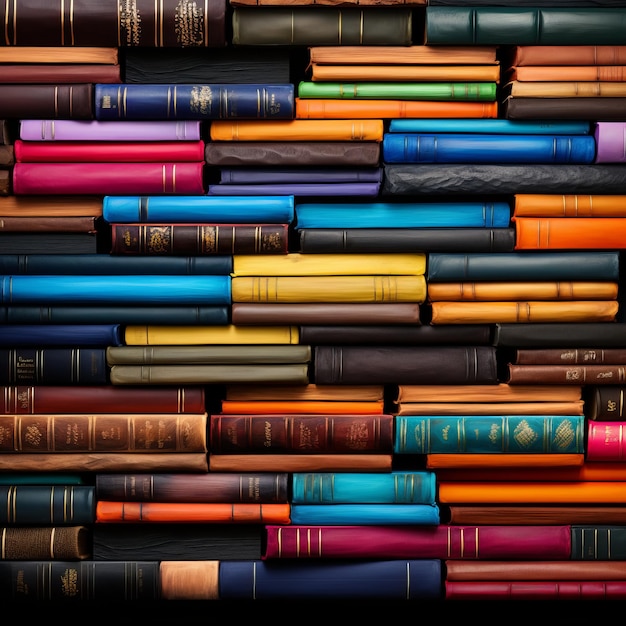 Photo colorful books