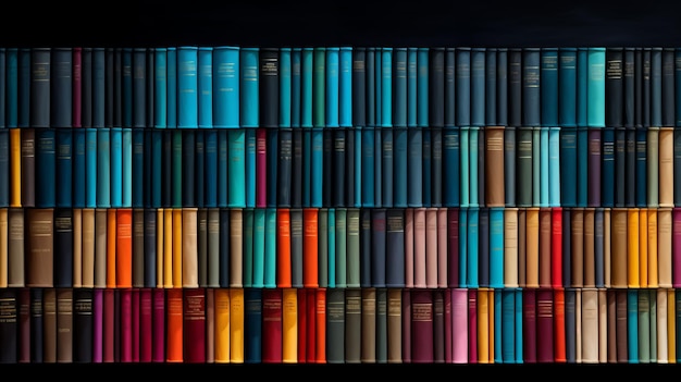 Foto libri colorati