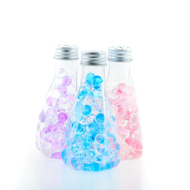 Colorful bottles