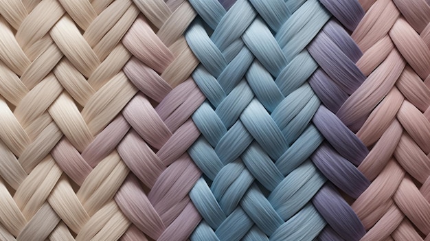 Colorful Braided Fabric Wallpaper Abstract Background Texture