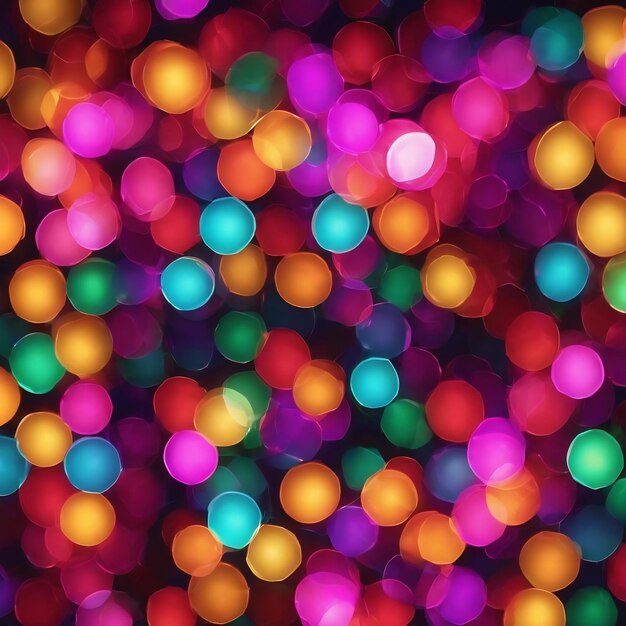 Colorful bright decorative lights background
