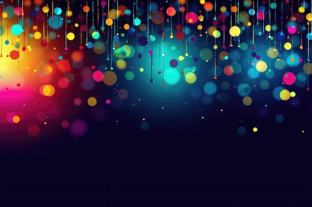 Colorful bright new year and holiday background