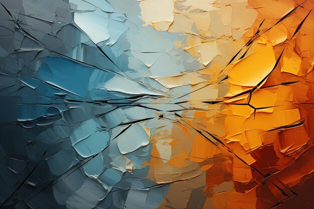 Colorful broken glass texture Abstract background 3d render illustration