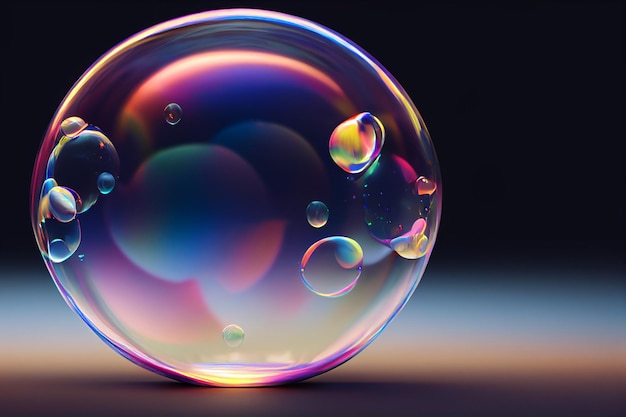 Colorful Bubbles Background