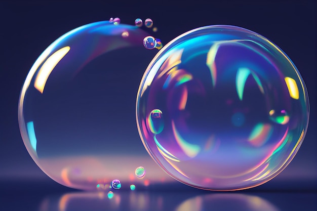 colorful bubbles background