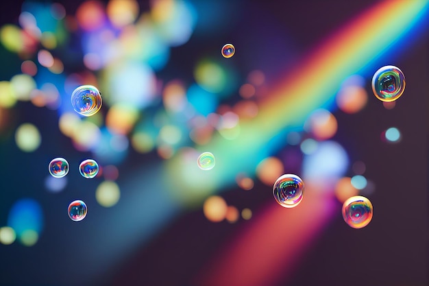 Colorful Bubbles Background