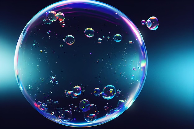 Colorful Bubbles Background