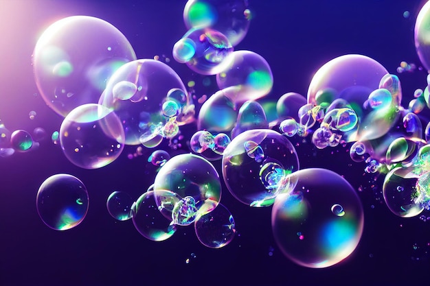 Colorful Bubbles Background