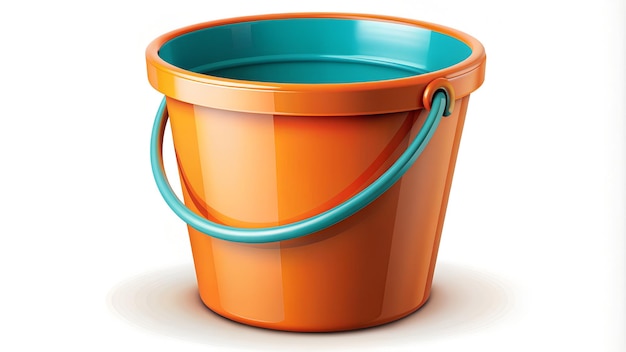 Photo a colorful bucket