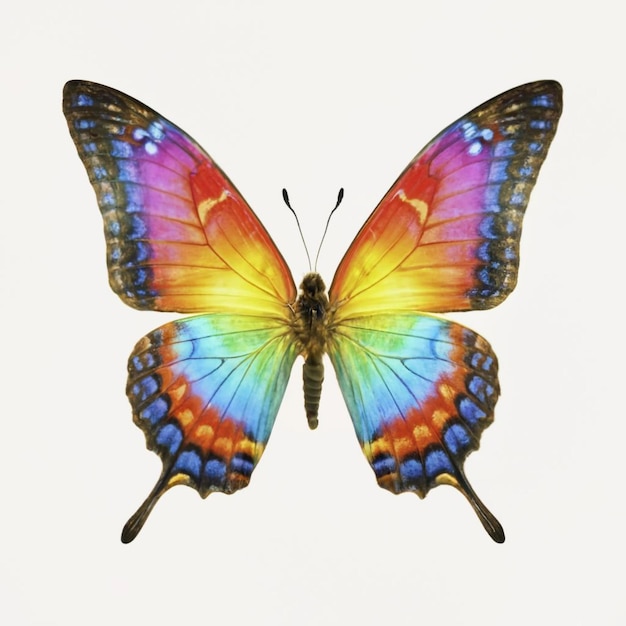 Colorful butterfly image background