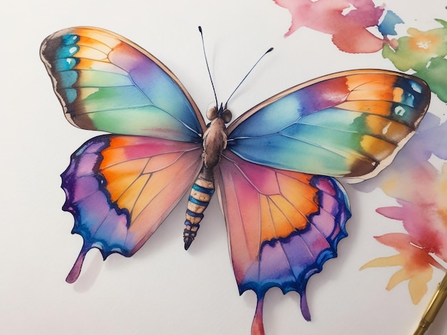 A colorful butterfly