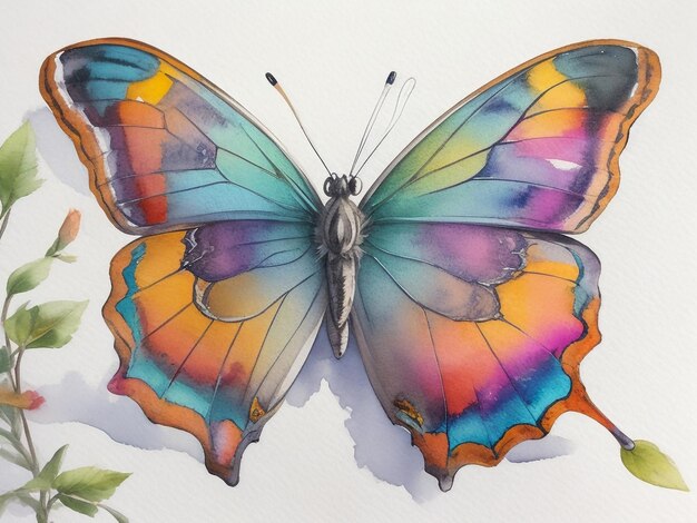 A colorful butterfly