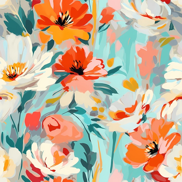 Colorful calico floral tile designs bring vibrant beauty and seamless patterns to your home