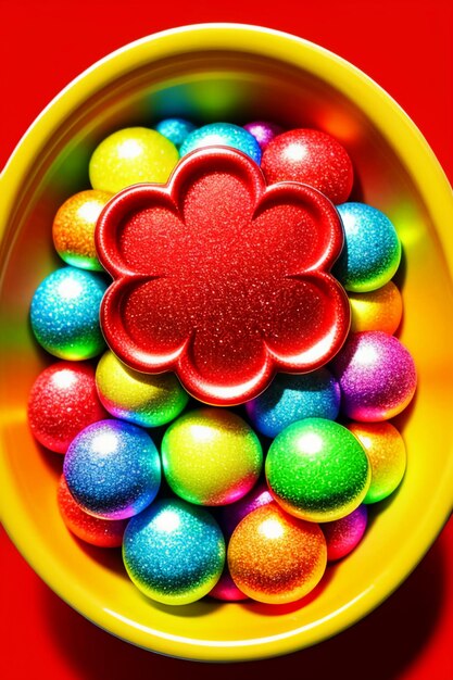 Colorful candy jelly beans rainbow candy snacks delicious snacks wallpaper background