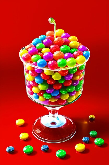 Colorful candy jelly beans rainbow candy snacks delicious snacks wallpaper background