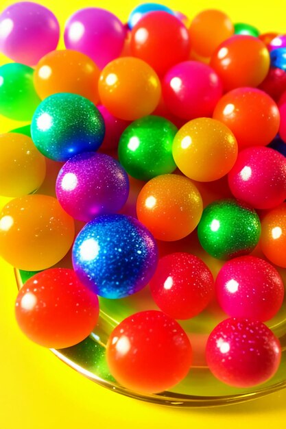 Colorful candy jelly beans rainbow candy snacks delicious snacks wallpaper background