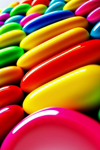 Colorful candy jelly beans rainbow candy snacks delicious snacks wallpaper background