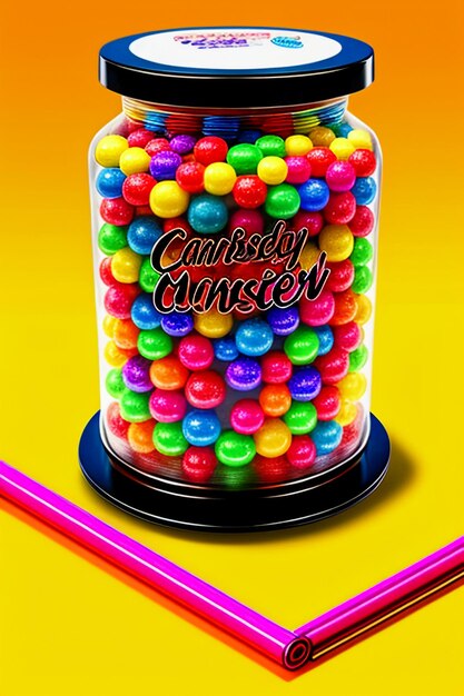 Colorful candy jelly beans rainbow candy snacks delicious snacks wallpaper background