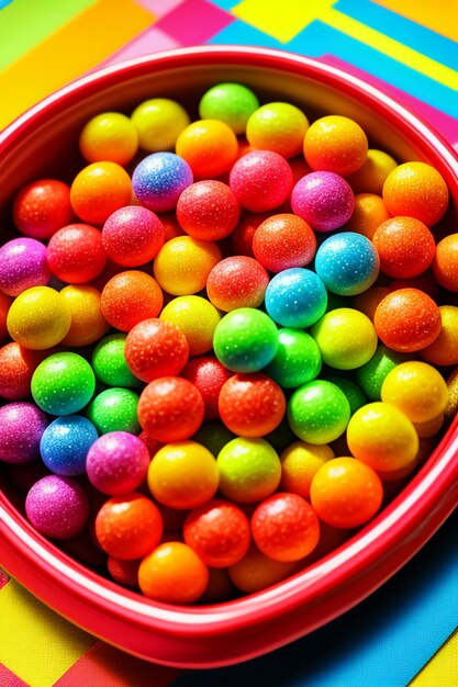 Colorful candy jelly beans rainbow candy snacks delicious snacks wallpaper background