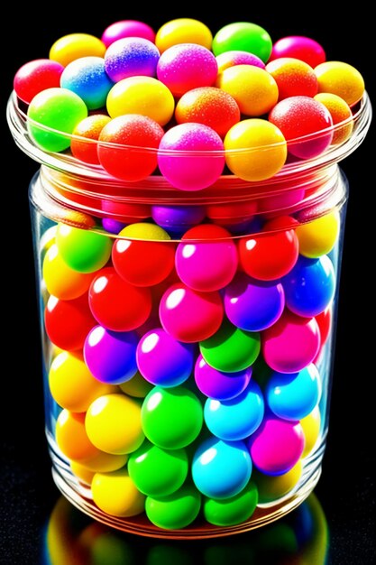 Colorful candy jelly beans rainbow candy snacks delicious snacks wallpaper background