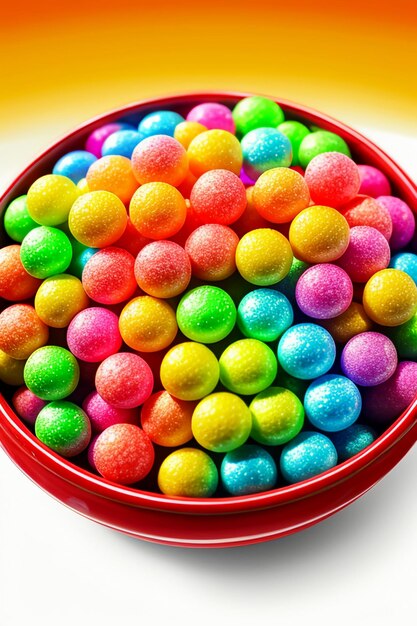 Photo colorful candy jelly beans rainbow candy snacks delicious snacks wallpaper background