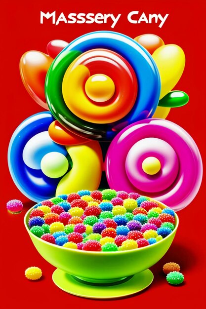 Colorful candy jelly beans rainbow candy snacks delicious snacks wallpaper background