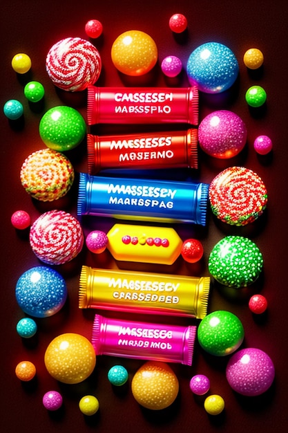Фото Красочные конфеты желе радужные конфеты закуски вкусные закуски обои фон