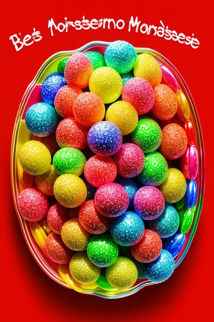 Colorful candy jelly beans rainbow candy snacks delicious snacks wallpaper background