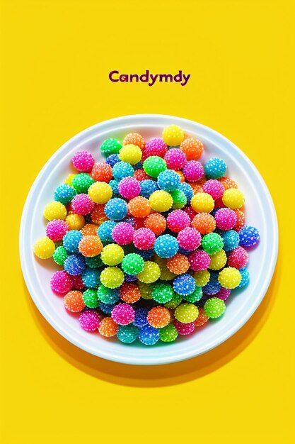 Foto caramelle colorate caramelle gommose arcobaleno snack deliziosi snack sfondo carta da parati