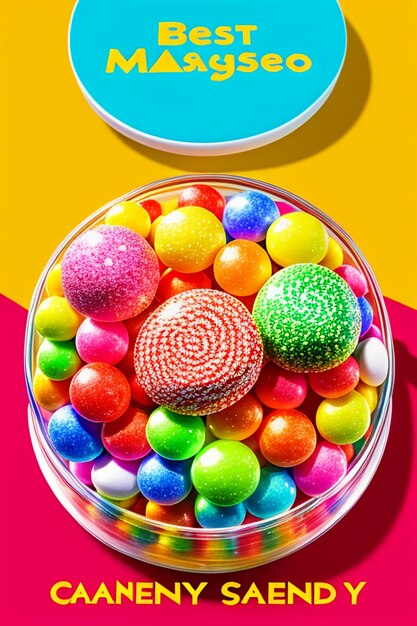 Colorful candy jelly beans rainbow candy snacks delicious snacks wallpaper background