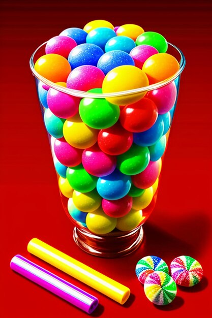 Colorful candy jelly beans rainbow candy snacks delicious snacks wallpaper background