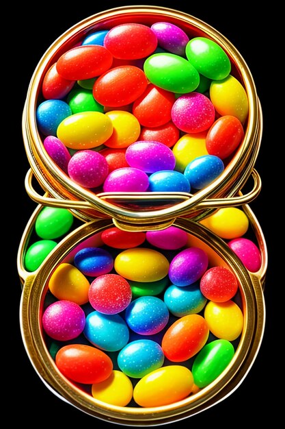 Colorful candy jelly beans rainbow candy snacks delicious snacks wallpaper background