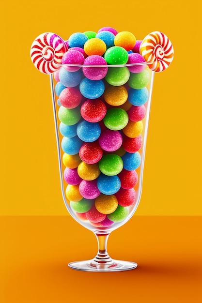 Colorful candy jelly beans rainbow candy snacks delicious snacks wallpaper background