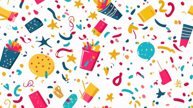 Photo colorful celebration background design