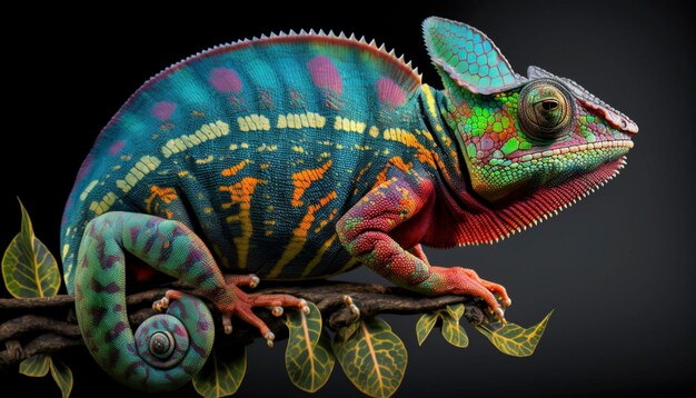 Colorful Changing Chameleon Generative Ai