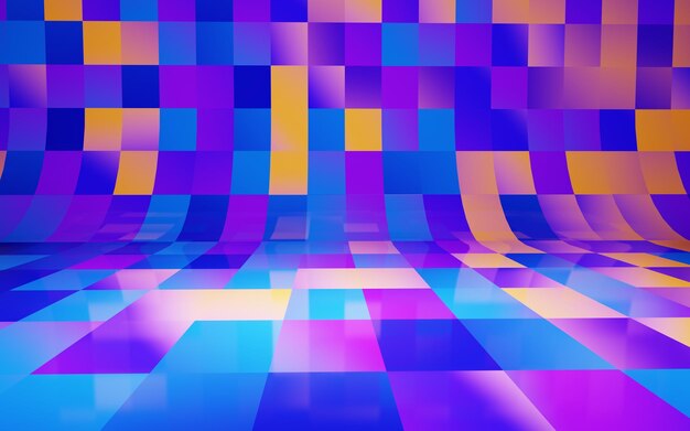 Colorful checkered background