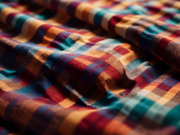 Colorful Checkered Fabric for Clothing