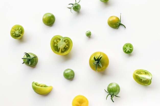 Colorful cherry tomato pattern