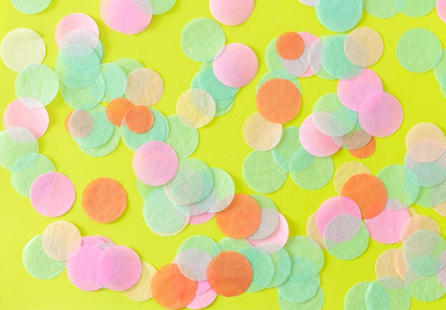 Красочный круг партия конфетти узор фона