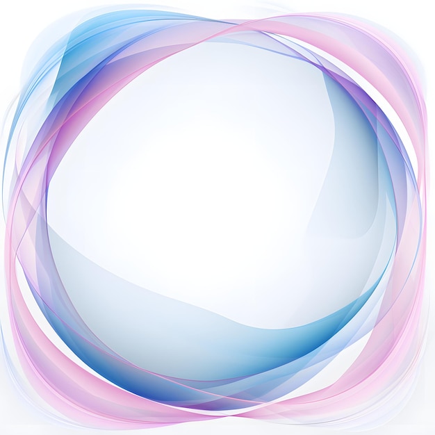 a colorful circle with a pink and blue swirl in the center