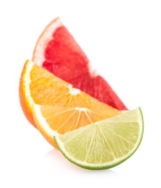 Colorful citrus slices