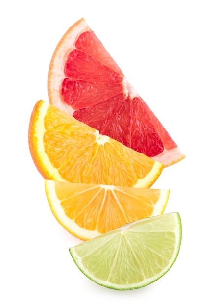 Colorful citrus slices