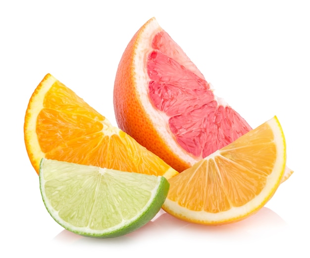 Colorful citrus slices