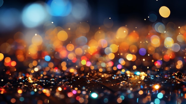 Colorful clean bokeh background design