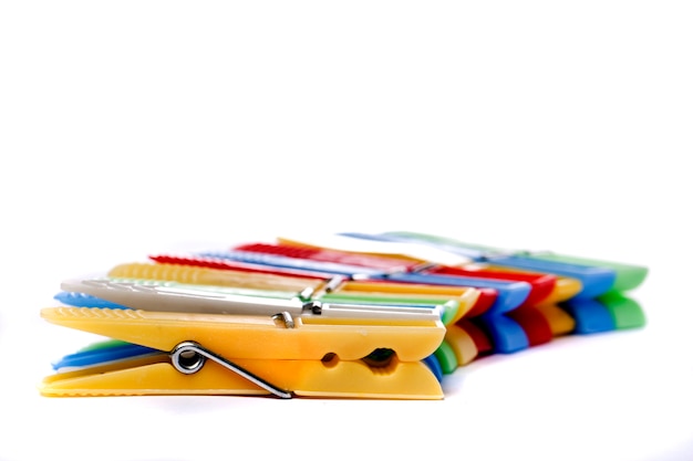 Colorful cloth pegs