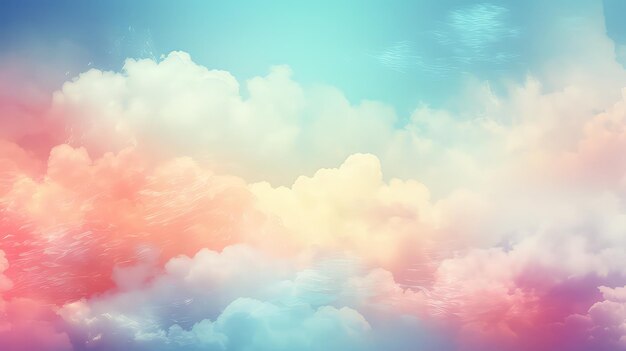 Photo colorful clouds background