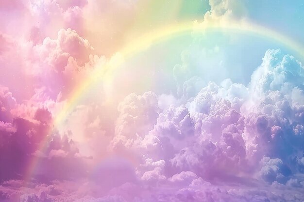 Colorful cloudy sky background