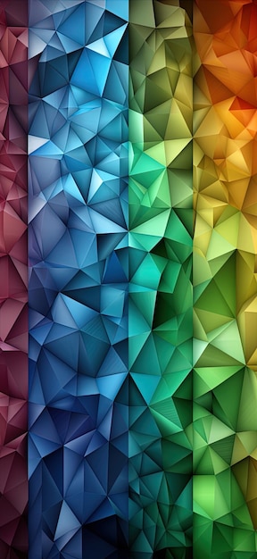 a colorful collection of paper by person