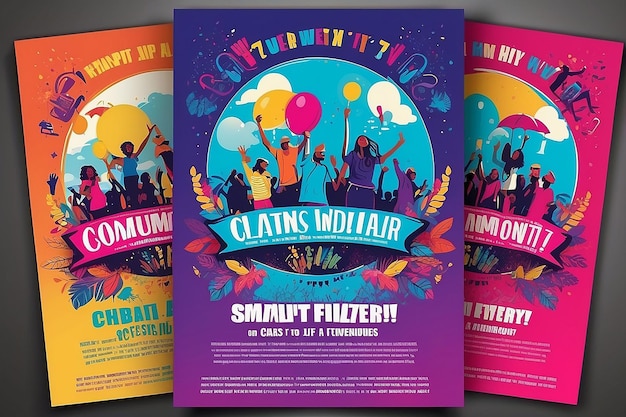 Colorful Community Event Flyer